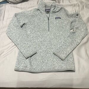 Patagonia quarter zip grey size small